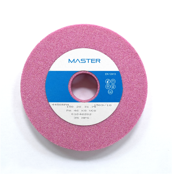 Master Grinding Wheels 150 x 20 x 31.75 PA46 K8V - with storage box